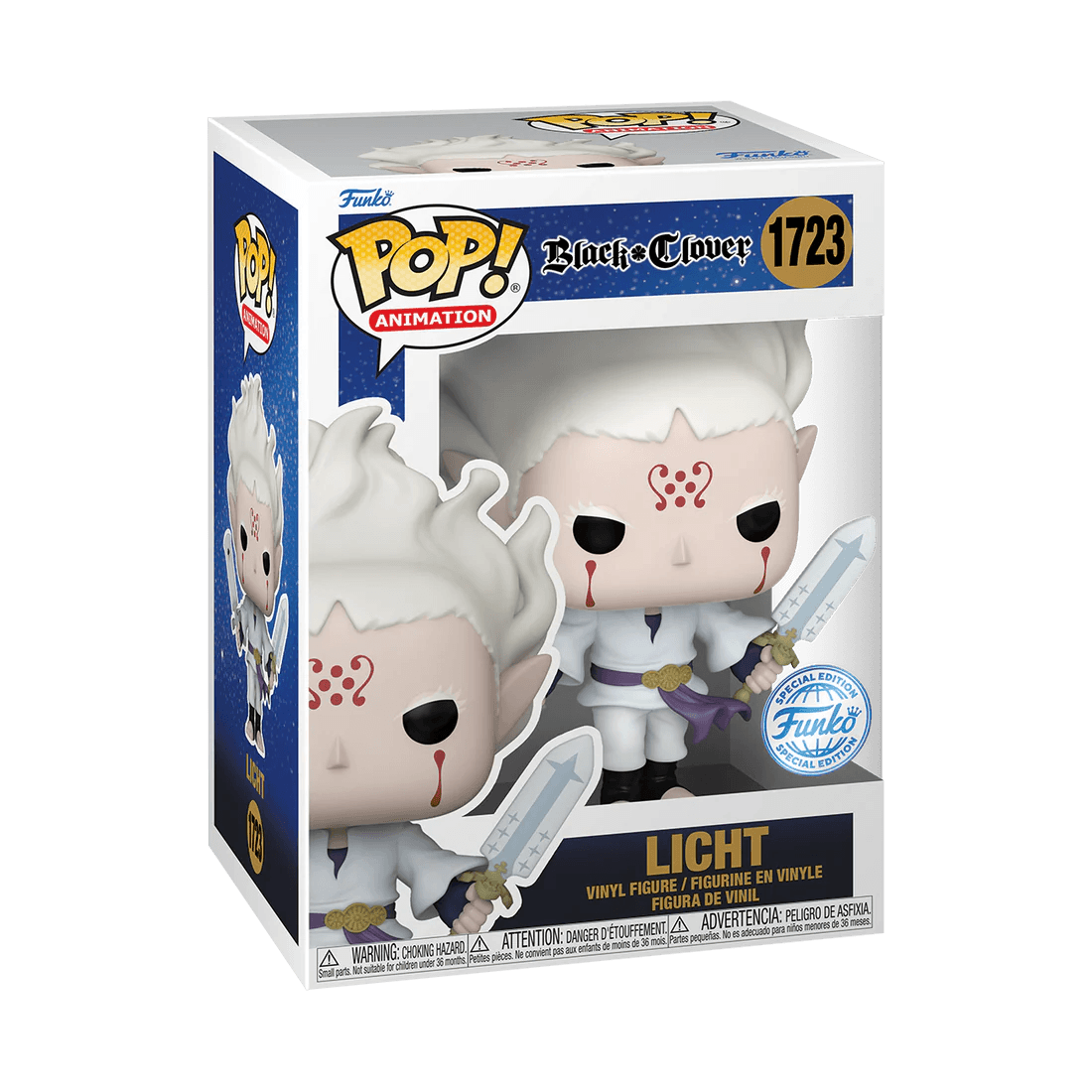 FUN81674 Black Clover - Licht with Sword US Exclusive Pop! Vinyl [RS] - Funko - Titan Pop Culture