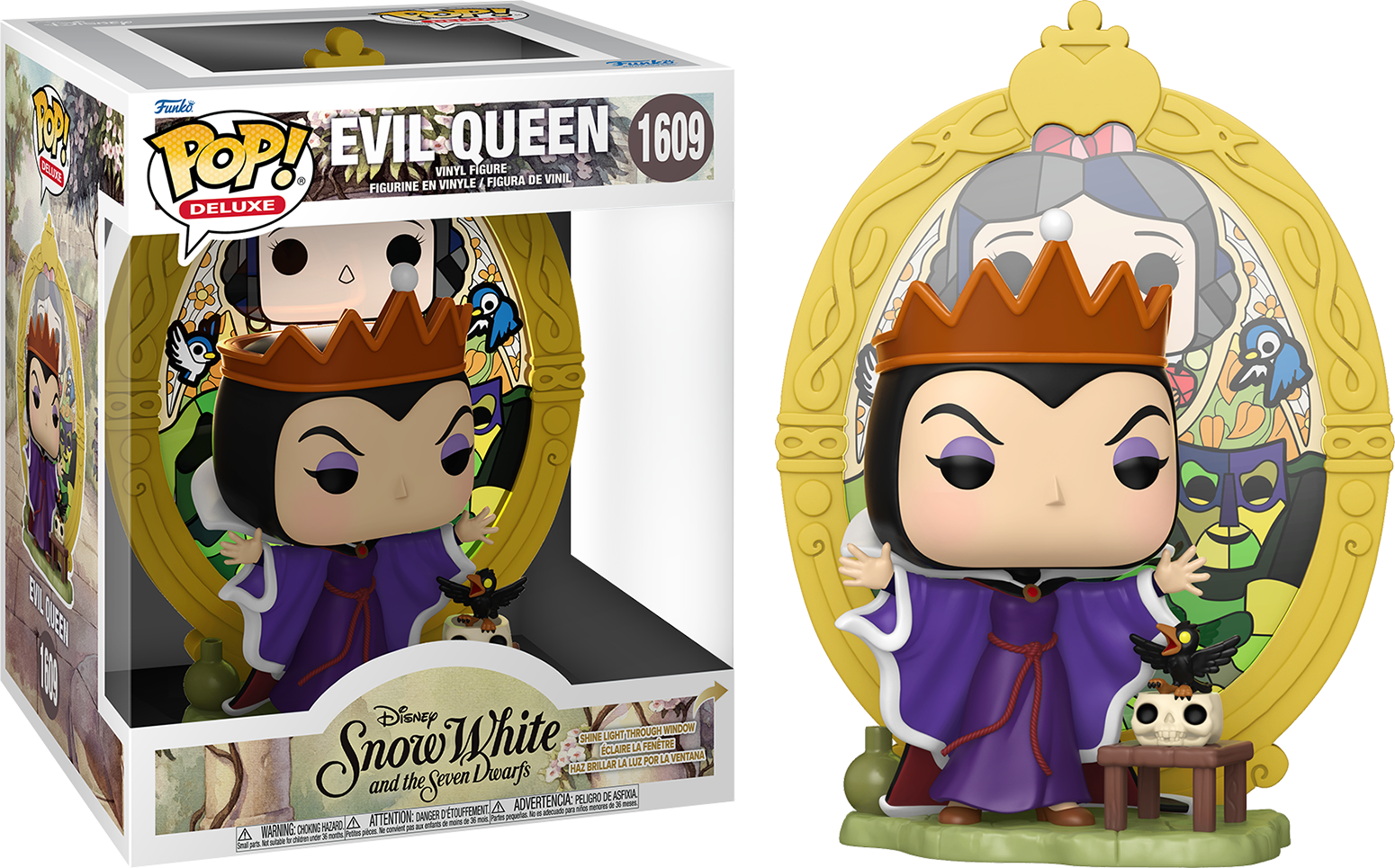 Disney: Villains - Evil Queen (Stained Glass) Pop! Deluxe