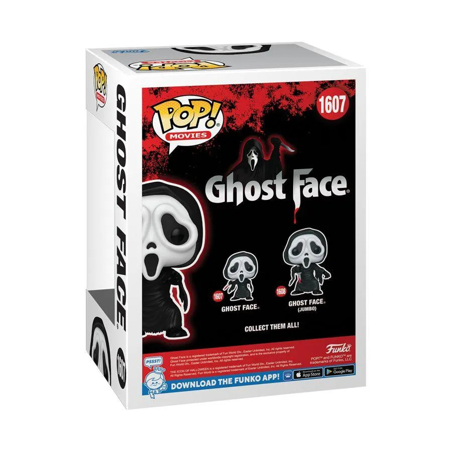 FUN81684 Scream - Ghostface US Exclusive Glow Pop! Vinyl [RS] - Funko TBA - Titan Pop Culture