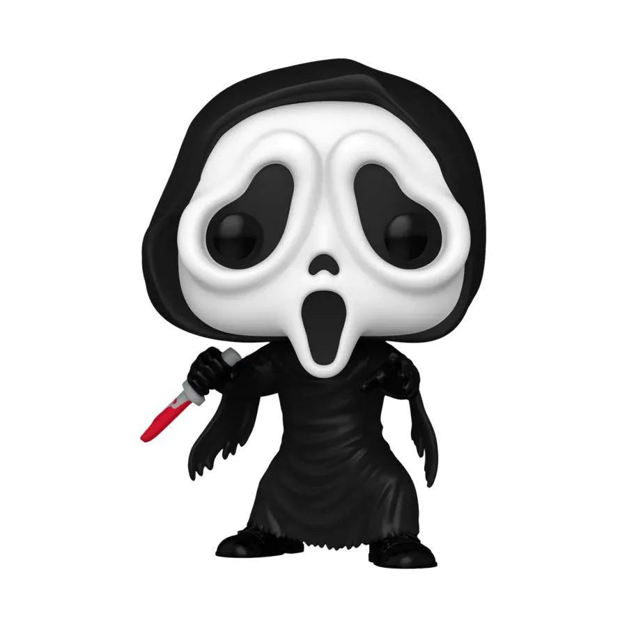 FUN81684 Scream - Ghostface US Exclusive Glow Pop! Vinyl [RS] - Funko TBA - Titan Pop Culture