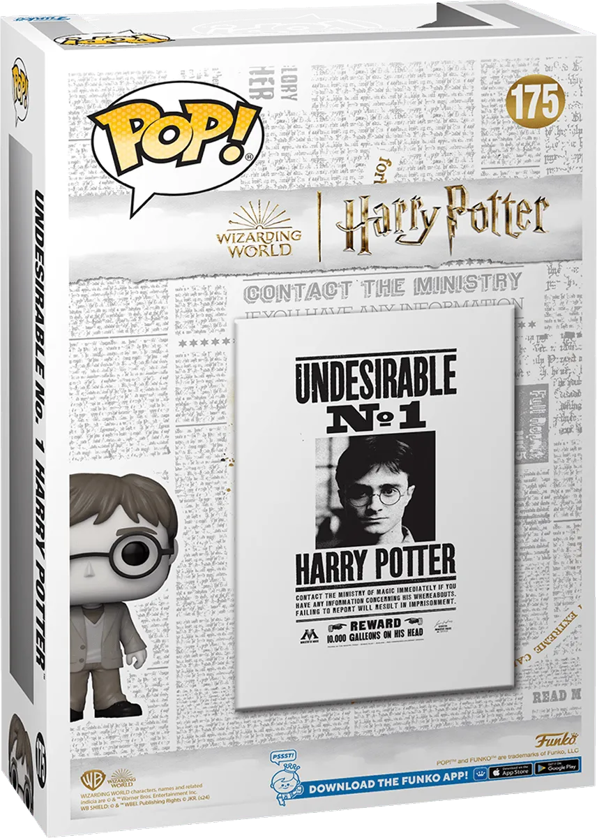 FUN81688 Harry Potter - Harry Wanted Poster US Exclusive Pop! Cover [RS] - Funko - Titan Pop Culture