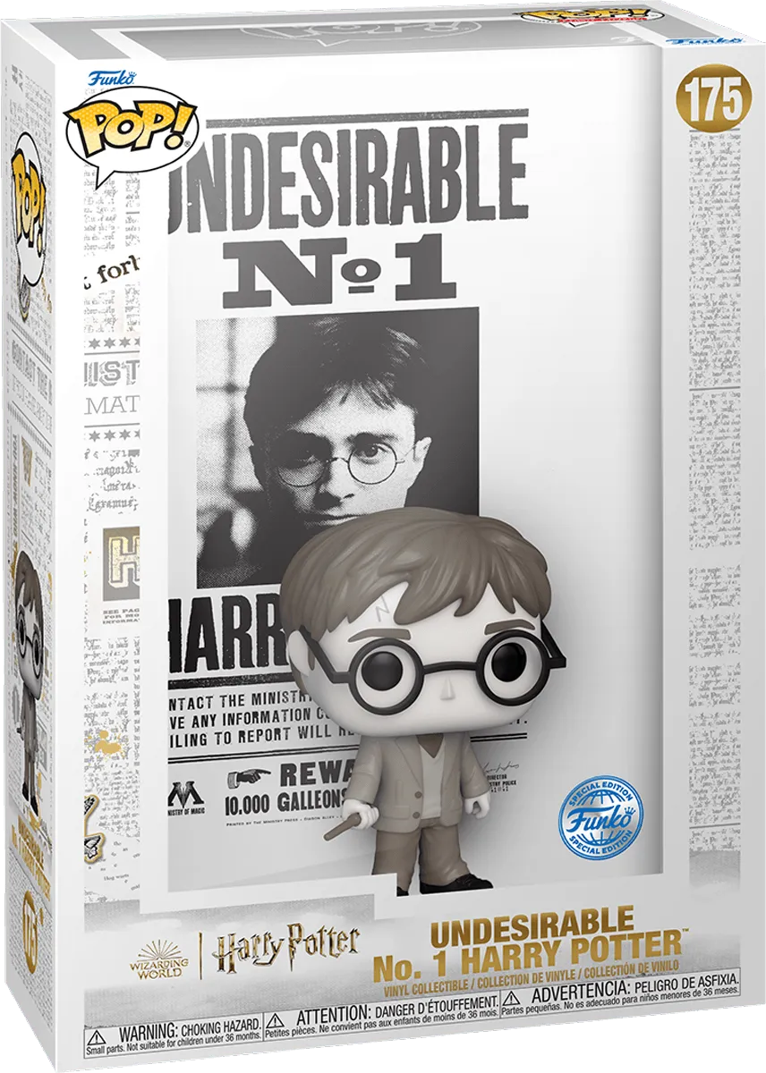 FUN81688 Harry Potter - Harry Wanted Poster US Exclusive Pop! Cover [RS] - Funko - Titan Pop Culture