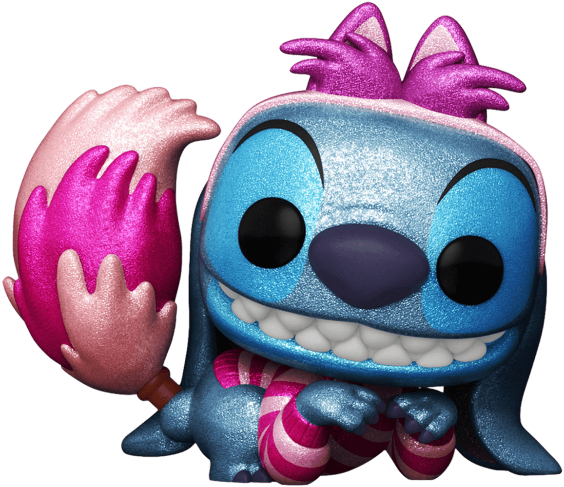 FUN81704 Disney - Stitch in Cheshire Cat Costume US Exclusive Glitter Pop! Vinyl [RS] - Funko TBA - Titan Pop Culture