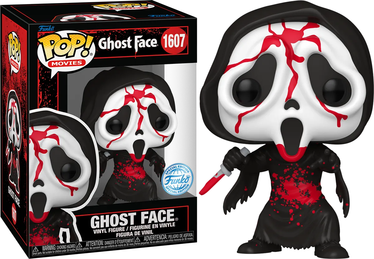 FUN81708 Ghostface (Scream) - Ghostface (Bloody) US Exclusive Pop! Vinyl [RS] - Funko TBA - Titan Pop Culture