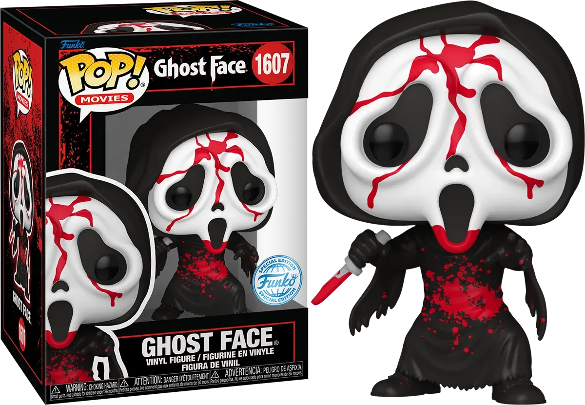 FUN81708 Ghostface (Scream) - Ghostface (Bloody) US Exclusive Pop! Vinyl [RS] - Funko TBA - Titan Pop Culture