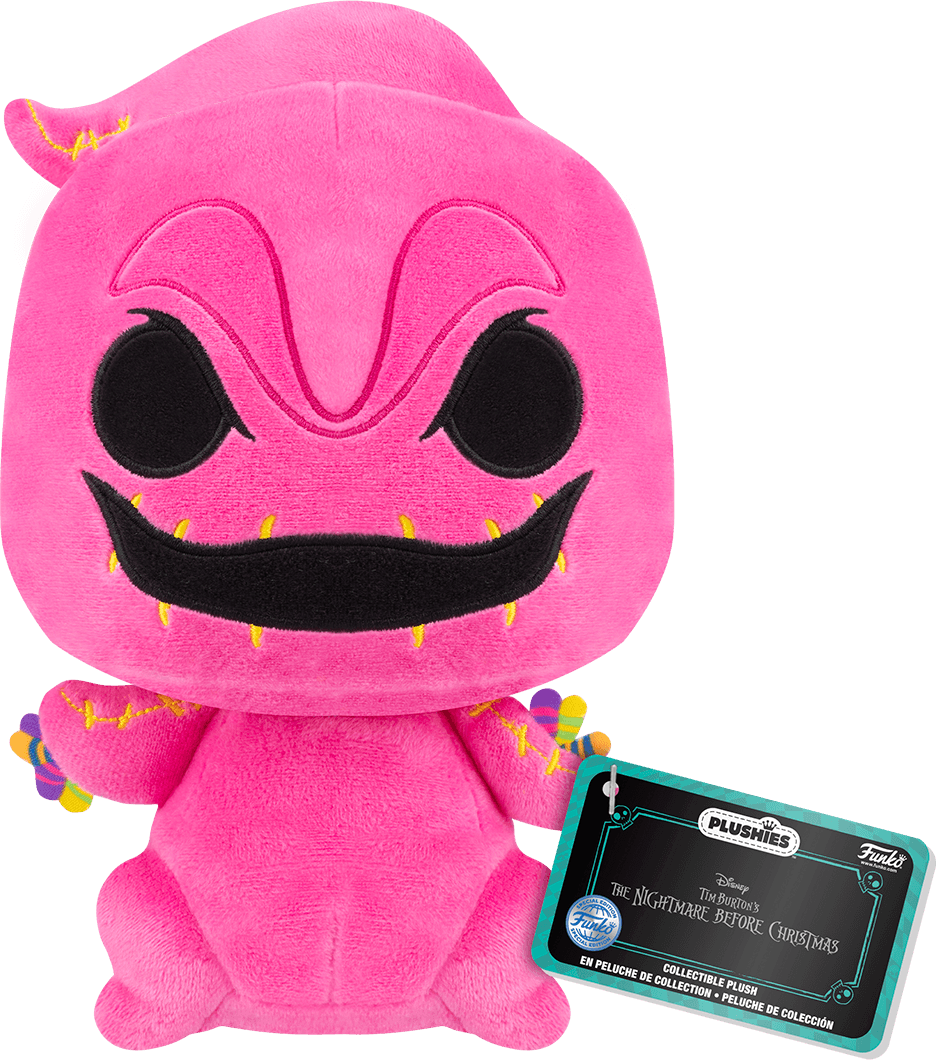 FUN81727 The Nightmare Before Christmas - Oogie with Worms US Exclusive Black Light 7" Pop! Plush [RS] - Funko - Titan Pop Culture