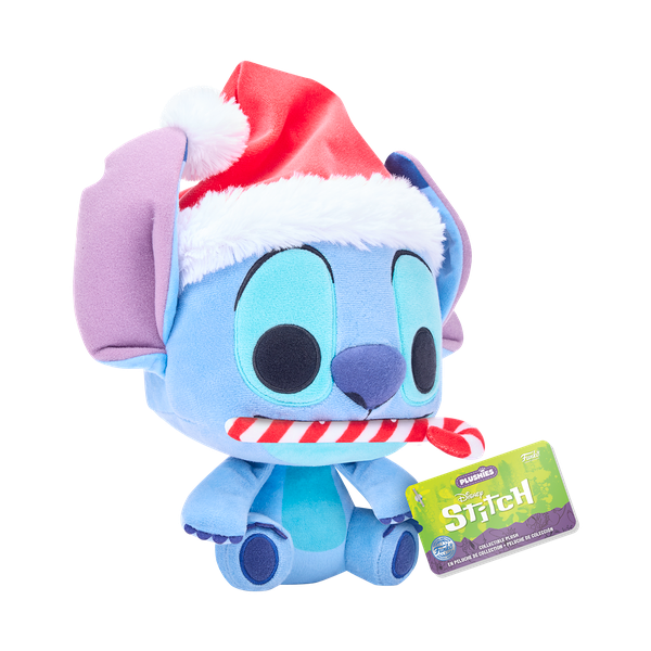 FUN81738 Lilo & Stitch - Stitch with Candy Cane US Exclusive 7" Pop! Plush RS - Funko - Titan Pop Culture