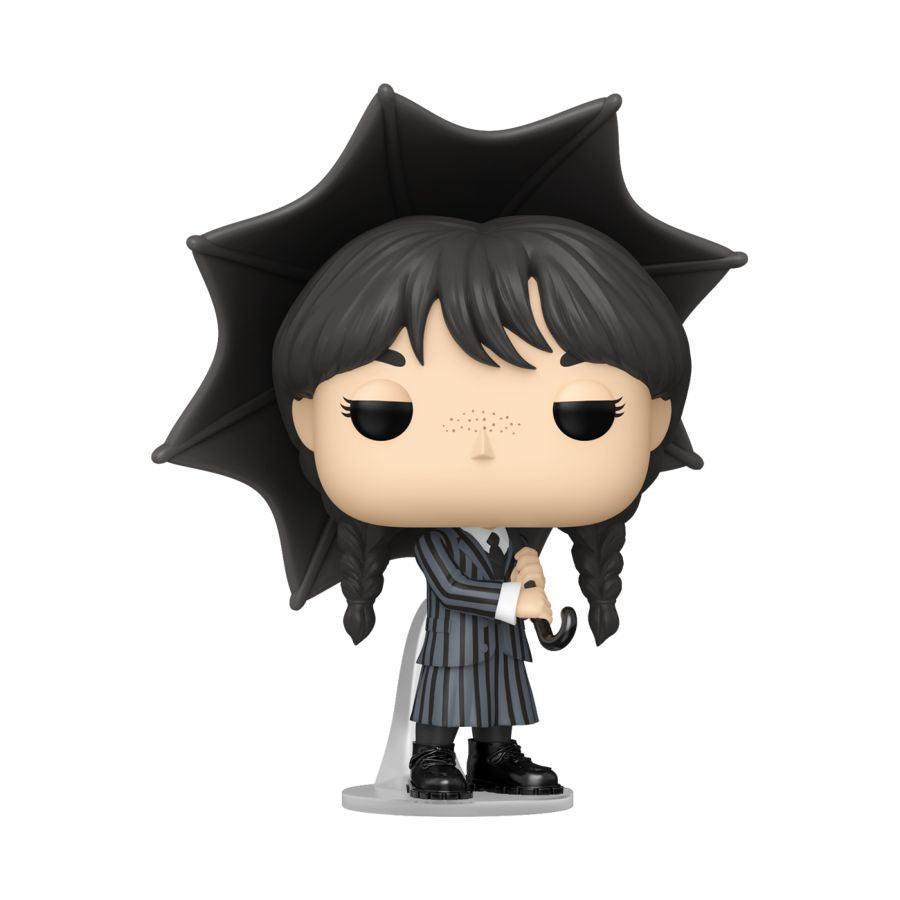 FUN81741 Wednesday (TV) - Wednesday Addams (with Umbrella) US Exclusive Pop! Vinyl [RS] - Funko - Titan Pop Culture