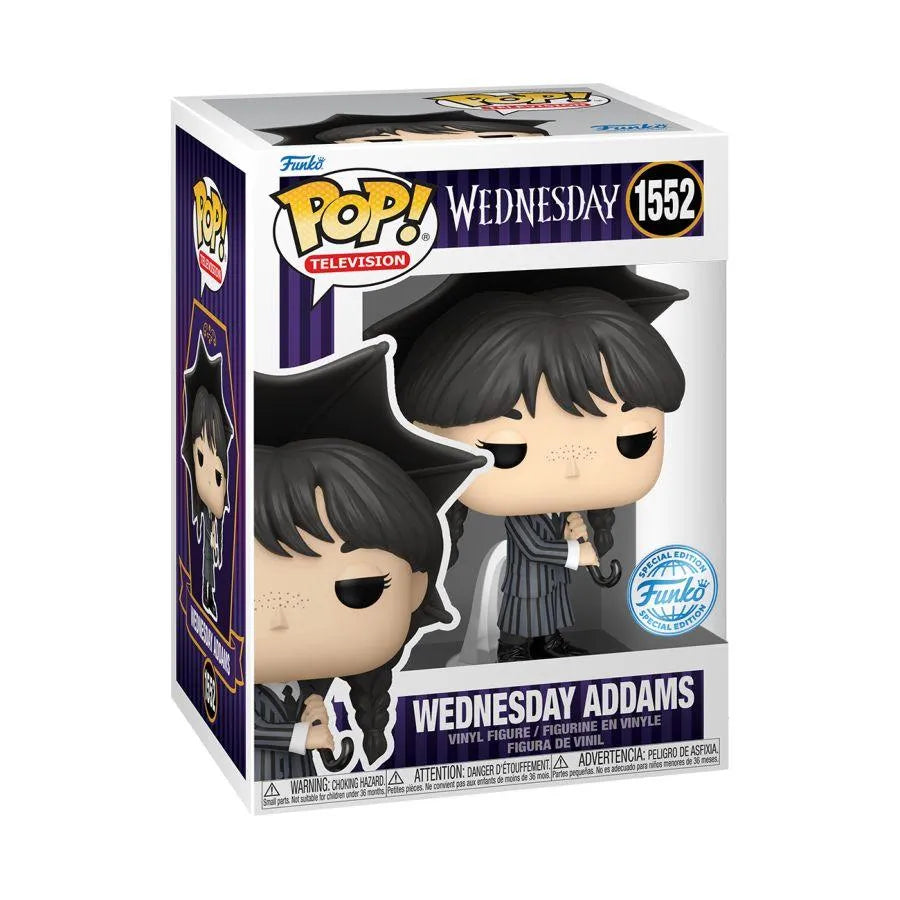 FUN81741 Wednesday (TV) - Wednesday Addams (with Umbrella) US Exclusive Pop! Vinyl [RS] - Funko - Titan Pop Culture