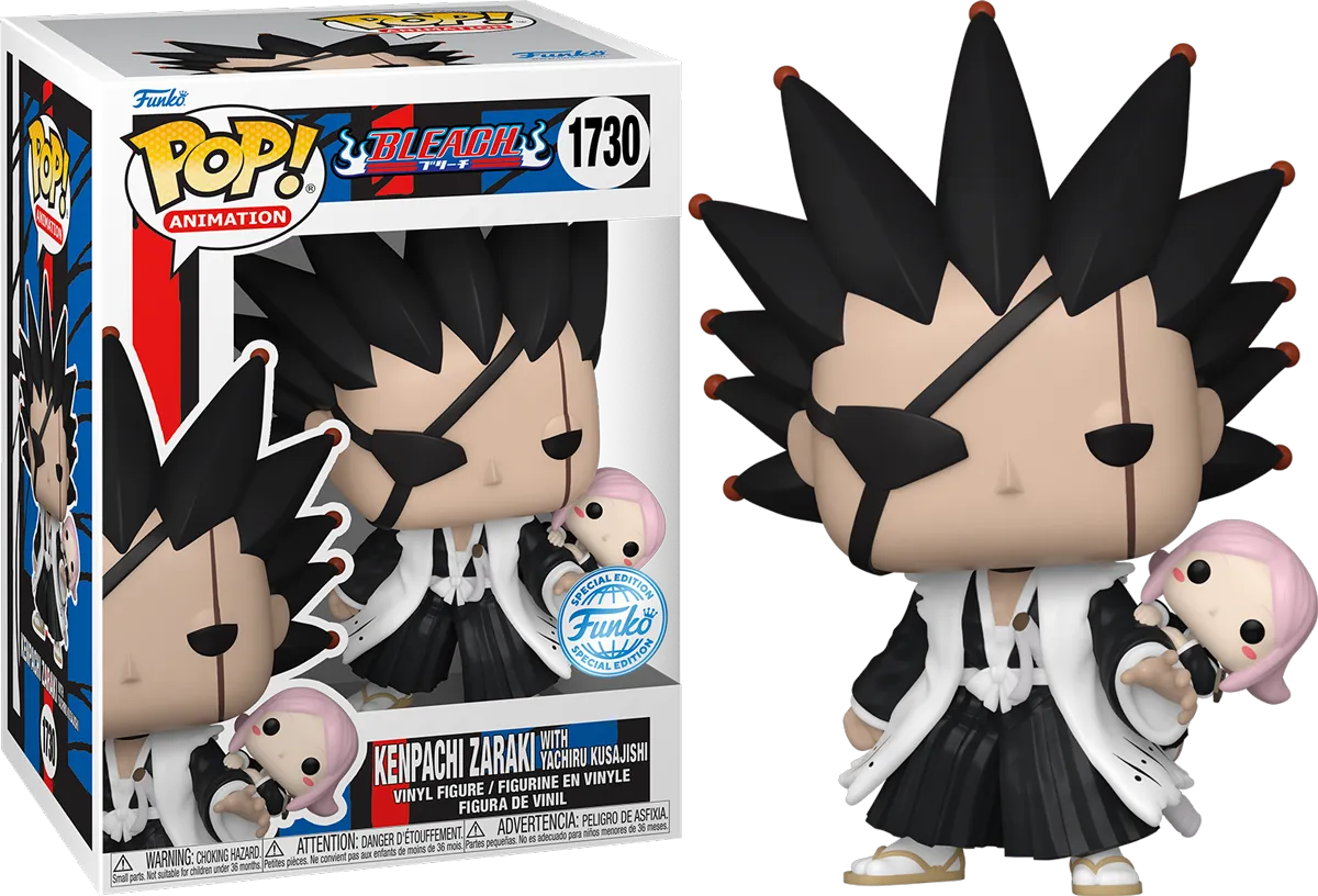 FUN81781 Bleach - Kenpachi Zaraki with Yachiru Kusajishi US Exclusive Pop! Vinyl [RS] - Funko - Titan Pop Culture