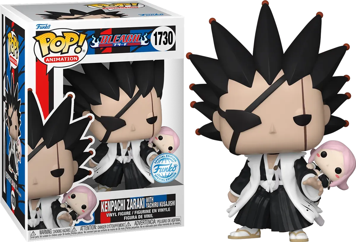 FUN81781 Bleach - Kenpachi Zaraki with Yachiru Kusajishi US Exclusive Pop! Vinyl [RS] - Funko - Titan Pop Culture