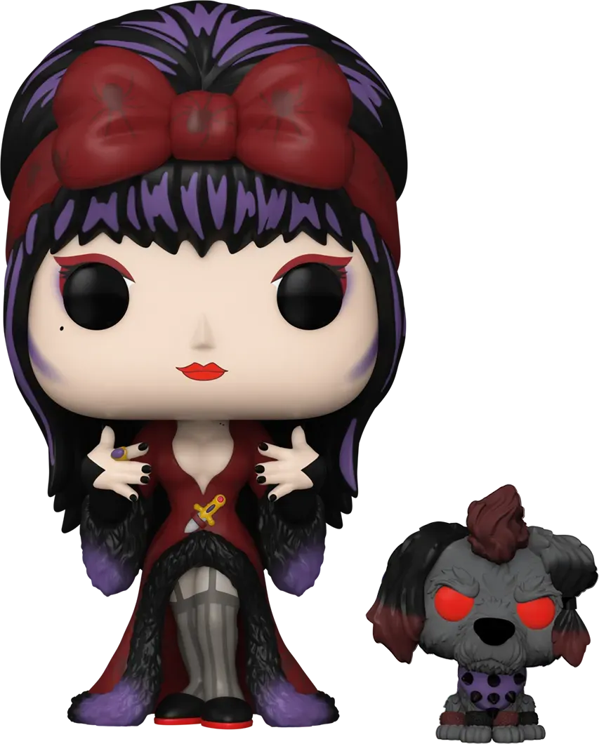 FUN81808 Elvira - Elvira & Gonk (Moonlight) US Exclusive Pop! Vinyl [RS] - Funko - Titan Pop Culture