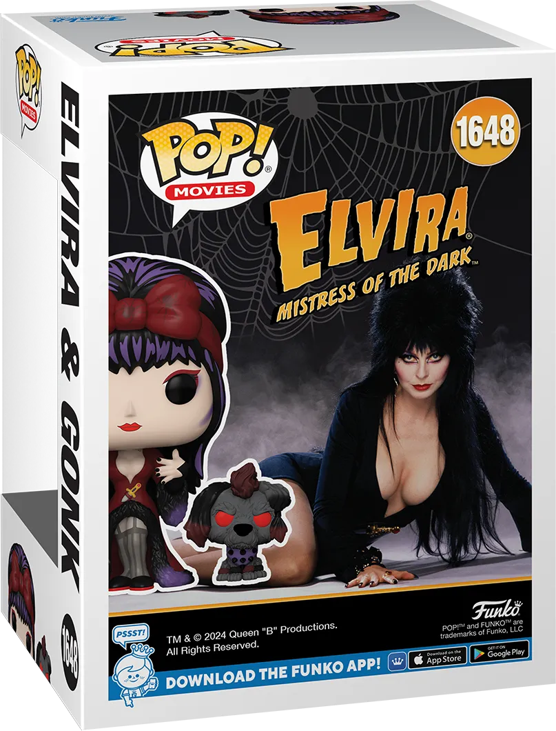 FUN81808 Elvira - Elvira & Gonk (Moonlight) US Exclusive Pop! Vinyl [RS] - Funko - Titan Pop Culture