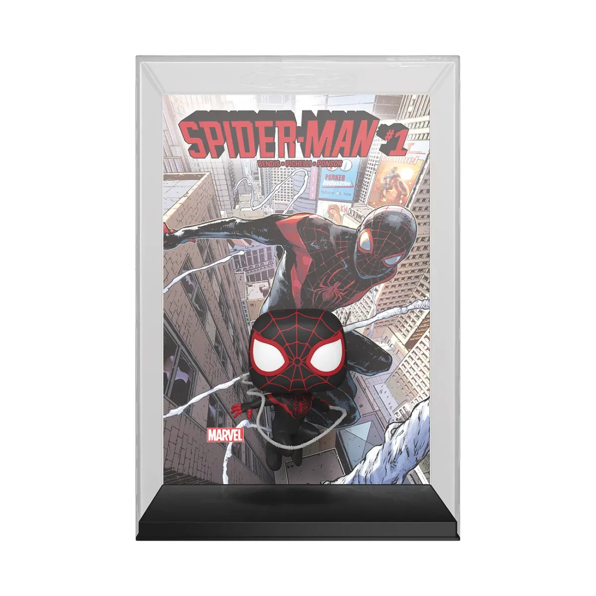 FUN81838 Marvel Comics - Spider-Man #1 (2016) US Exclusive Pop! Comic Cover [RS] - Funko - Titan Pop Culture