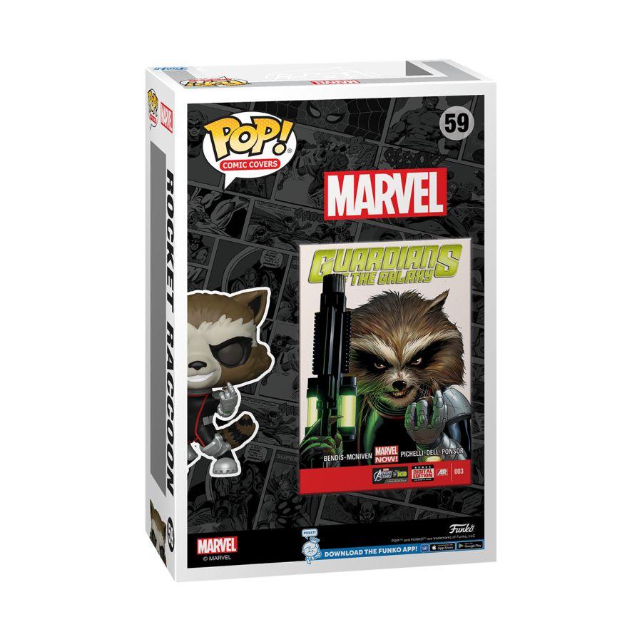 FUN81839 Guardians of the Galaxy - Rocket Raccoon US Exclusive Pop! Comic Cover [RS] - Funko - Titan Pop Culture