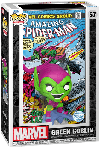FUN81840 Marvel - Green Goblin (The Amazing Spider-Man #122) US Exclusive Pop! Comic Cover [RS] - Funko - Titan Pop Culture