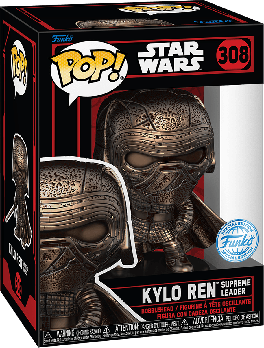 FUN81842 Star Wars: Darkside - Kylo Ren US Exclusive Metallic Pop! Vinyl [RS] - Funko - Titan Pop Culture