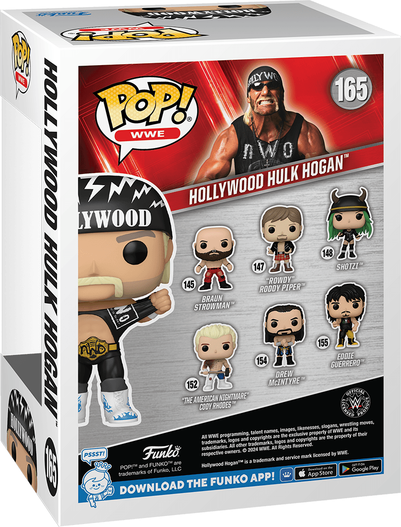 FUN81843 WWE - Hollywood Hulk Hogan US Exclusive Pop! Vinyl [RS] - Funko - Titan Pop Culture