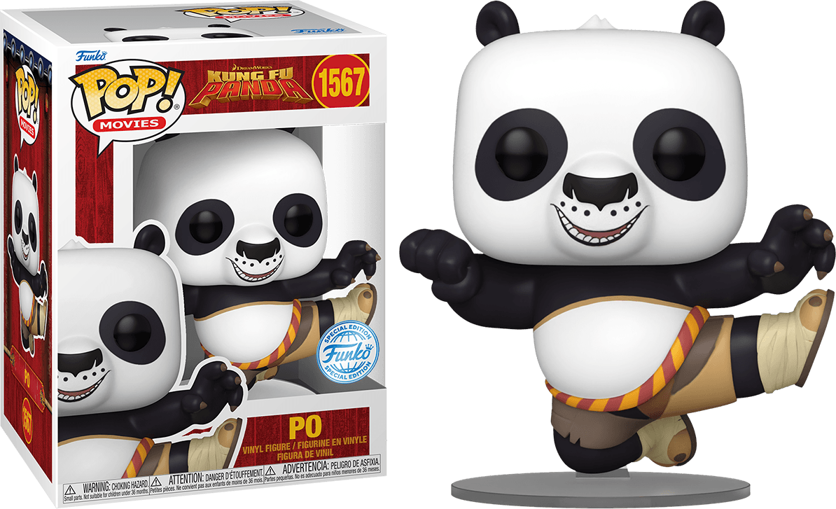 FUN81937BUNDLE Kung Fu Panda - Po "Dreamworks 30th Anniversary" US Exclusive Pop! Vinyl - Chase Bundle / Case [RS] - Funko - Titan Pop Culture