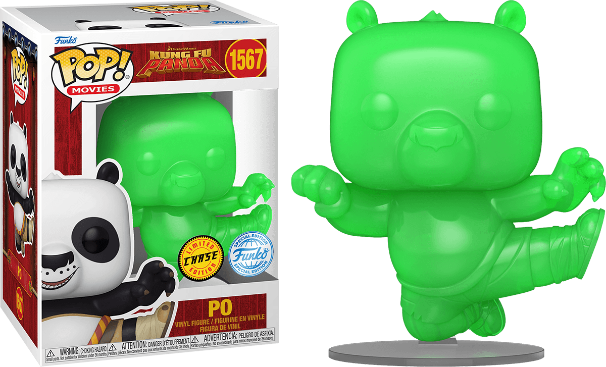 FUN81937BUNDLE Kung Fu Panda - Po "Dreamworks 30th Anniversary" US Exclusive Pop! Vinyl - Chase Bundle / Case [RS] - Funko - Titan Pop Culture