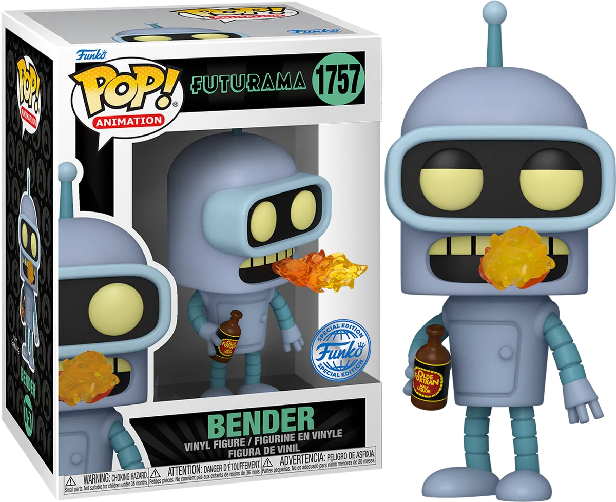  Futurama - Bender with Fire Breath US Exclusive Chase Bundle / Case [RS] - Funko - Titan Pop Culture