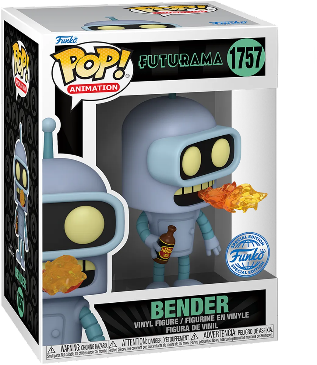  Futurama - Bender with Fire Breath US Exclusive Chase Bundle / Case [RS] - Funko - Titan Pop Culture