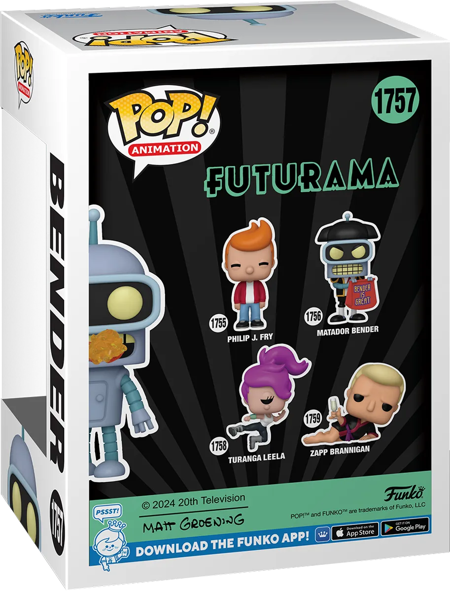  Futurama - Bender with Fire Breath US Exclusive Chase Bundle / Case [RS] - Funko - Titan Pop Culture