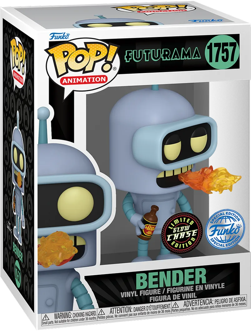  Futurama - Bender with Fire Breath US Exclusive Chase Bundle / Case [RS] - Funko - Titan Pop Culture