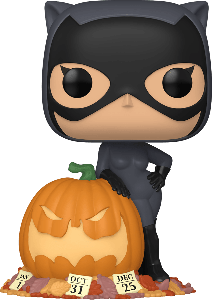 FUN81956 DC Comics - Catwoman with Pumpkin US Exclusive Pop! Vinyl [RS] - Funko - Titan Pop Culture