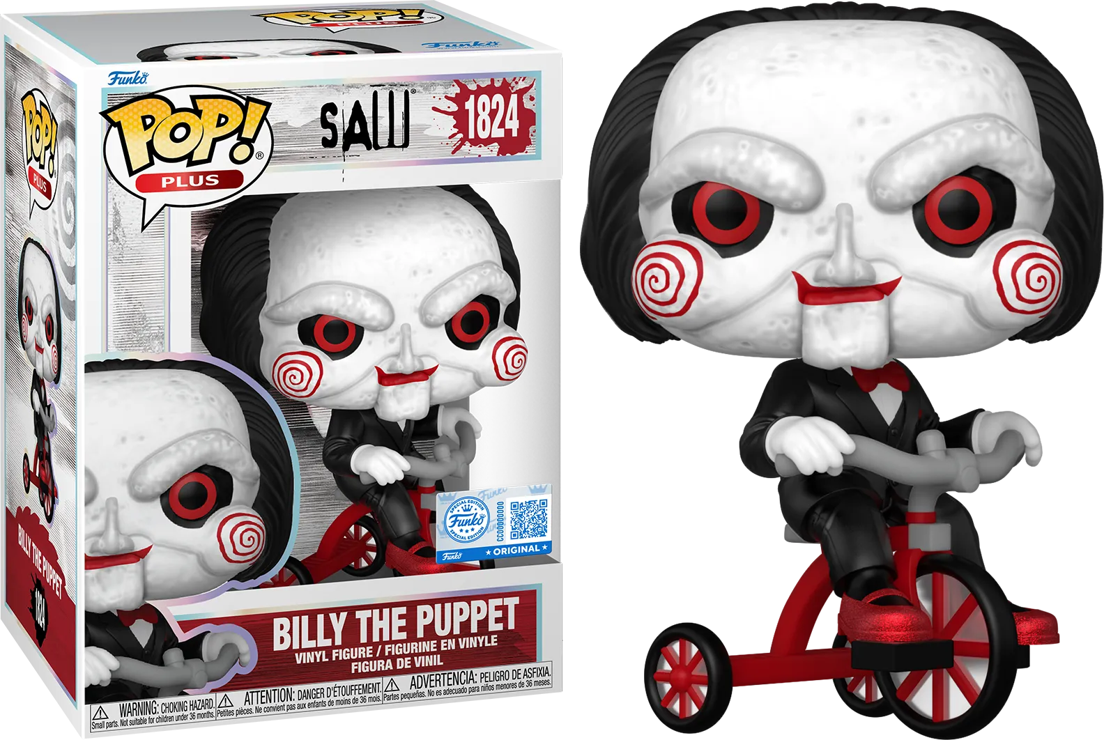 Saw: 10th Anniversary - Billy on Tricycle US Exclusive Pop! Plus [RS]