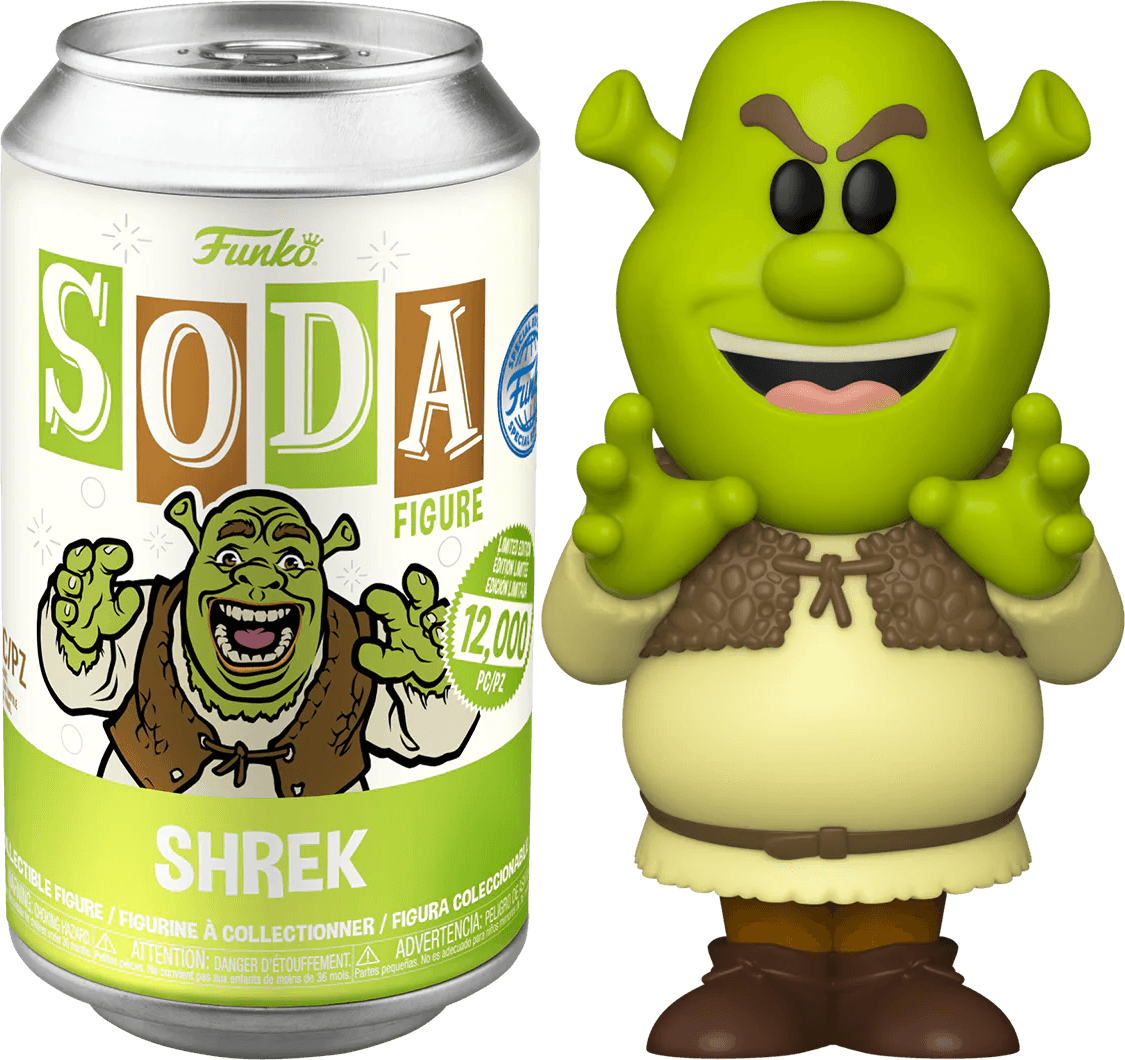 FUN81965 Shrek - Shrek (DreamWorks 30th Anniversary) (with chase) US Exclusive Vinyl Soda [RS] - Funko - Titan Pop Culture
