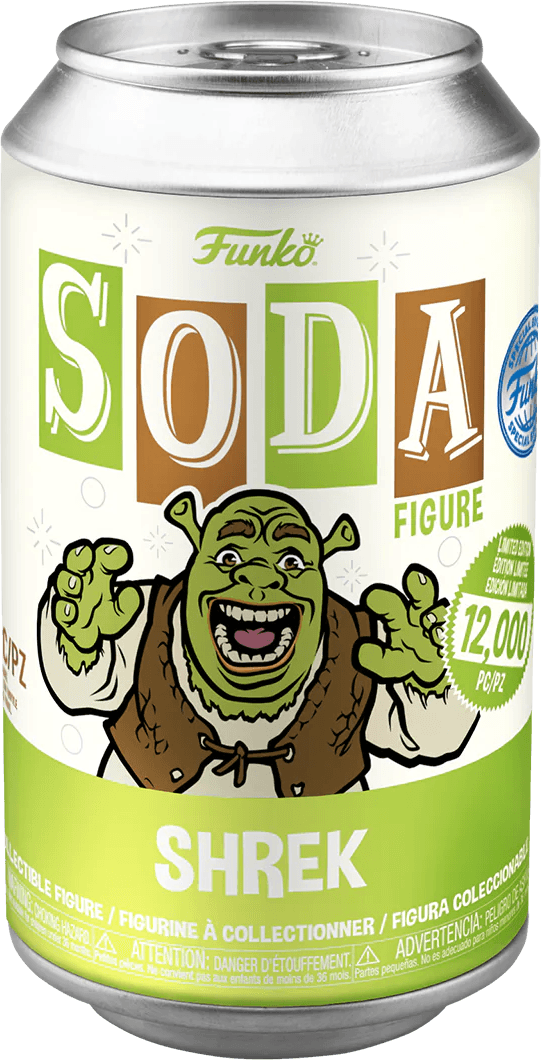 FUN81965 Shrek - Shrek (DreamWorks 30th Anniversary) (with chase) US Exclusive Vinyl Soda [RS] - Funko - Titan Pop Culture