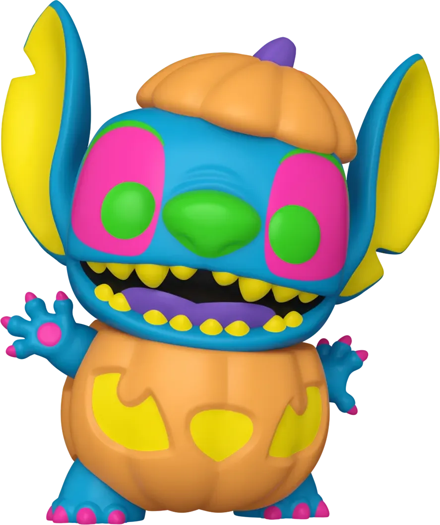 FUN81969 Lilo & Stitch - Pumpkin Stitch US Exclusive Blacklight Pop! Vinyl [RS] - Funko - Titan Pop Culture