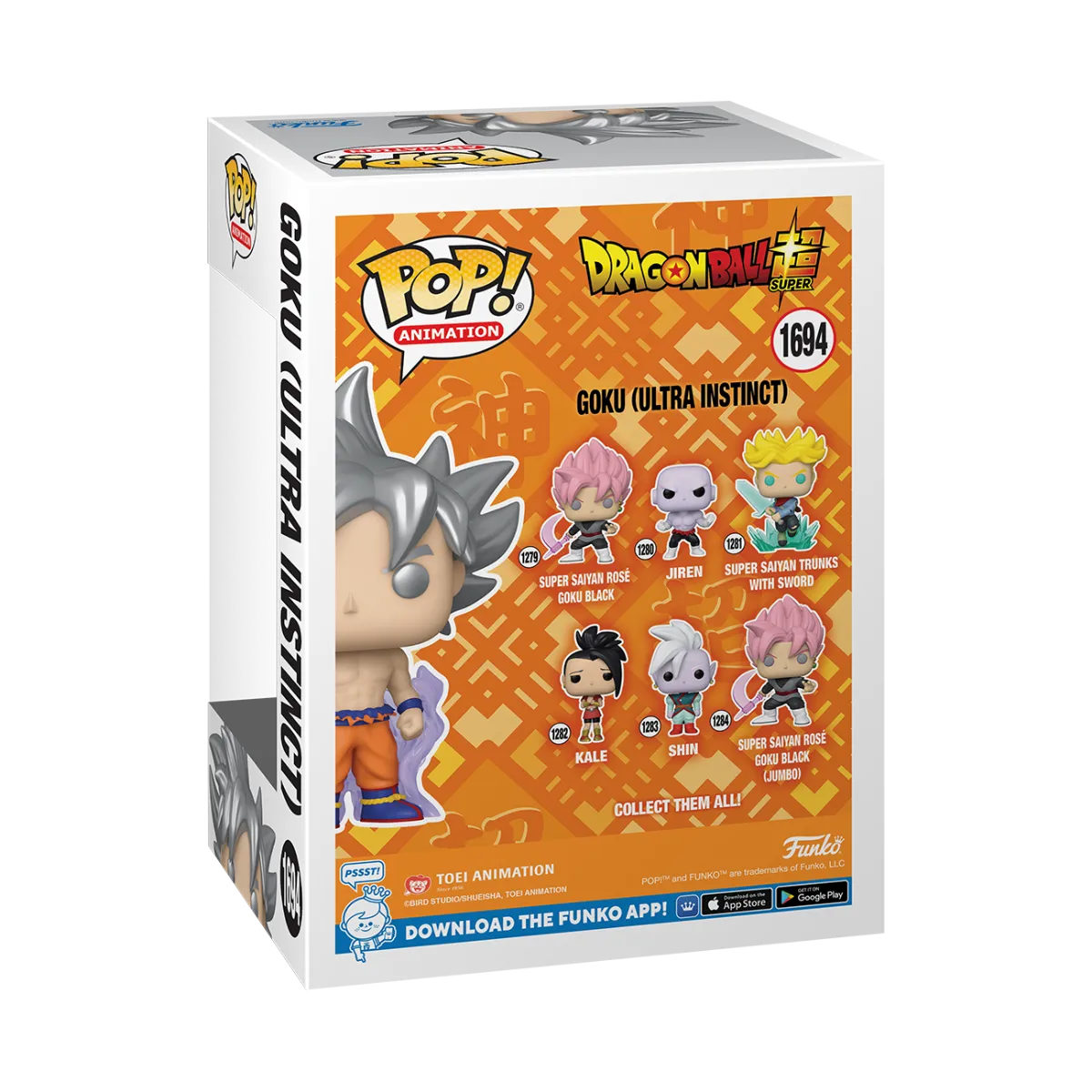 FUN82107 Dragon Ball Super - Goku (Ultra Instinct) US Exclusive Glow Pop! Vinyl [RS] - Funko - Titan Pop Culture