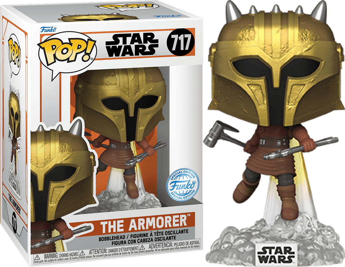 FUN82112 Star Wars - The Armorer with Jetpack US Exclusive Pop! Vinyl [RS] - Funko - Titan Pop Culture