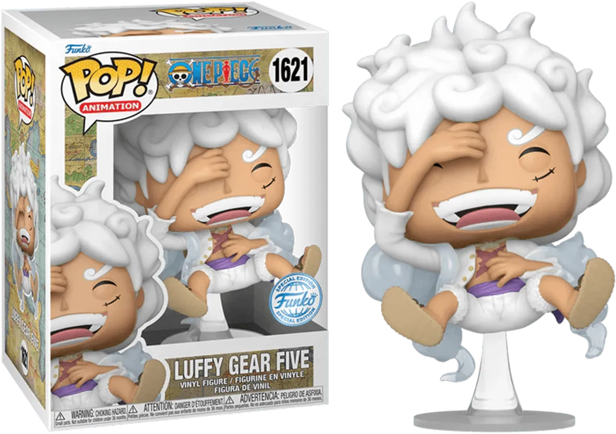 FUN82122 One Piece - Luffy Gear 5 US Exclusive Pop! Vinyl [RS] - Funko - Titan Pop Culture