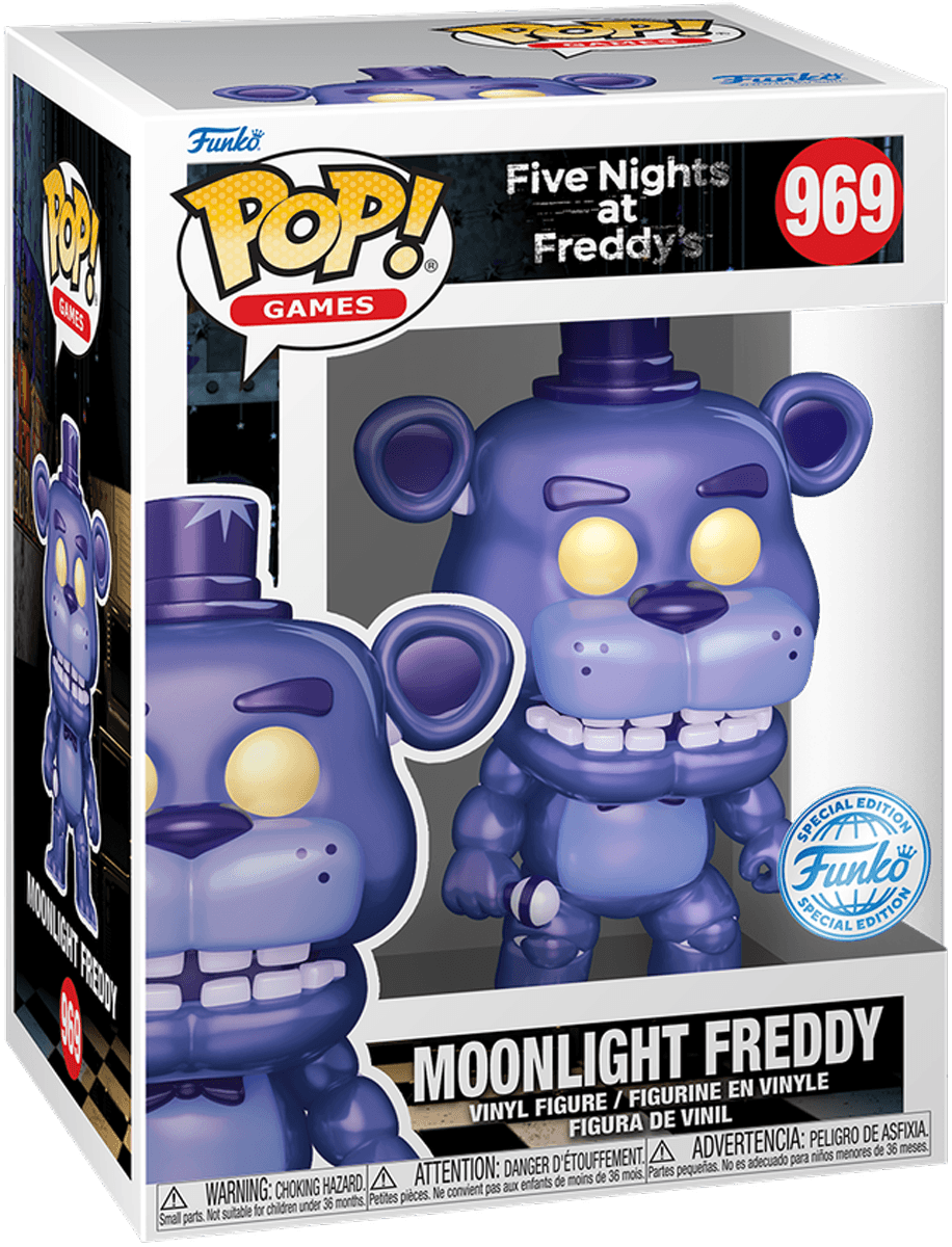 FUN82123 Five Nights at Freddy's - Moonlight Freddy US Exclusive Pop! Vinyl [RS] - Funko - Titan Pop Culture