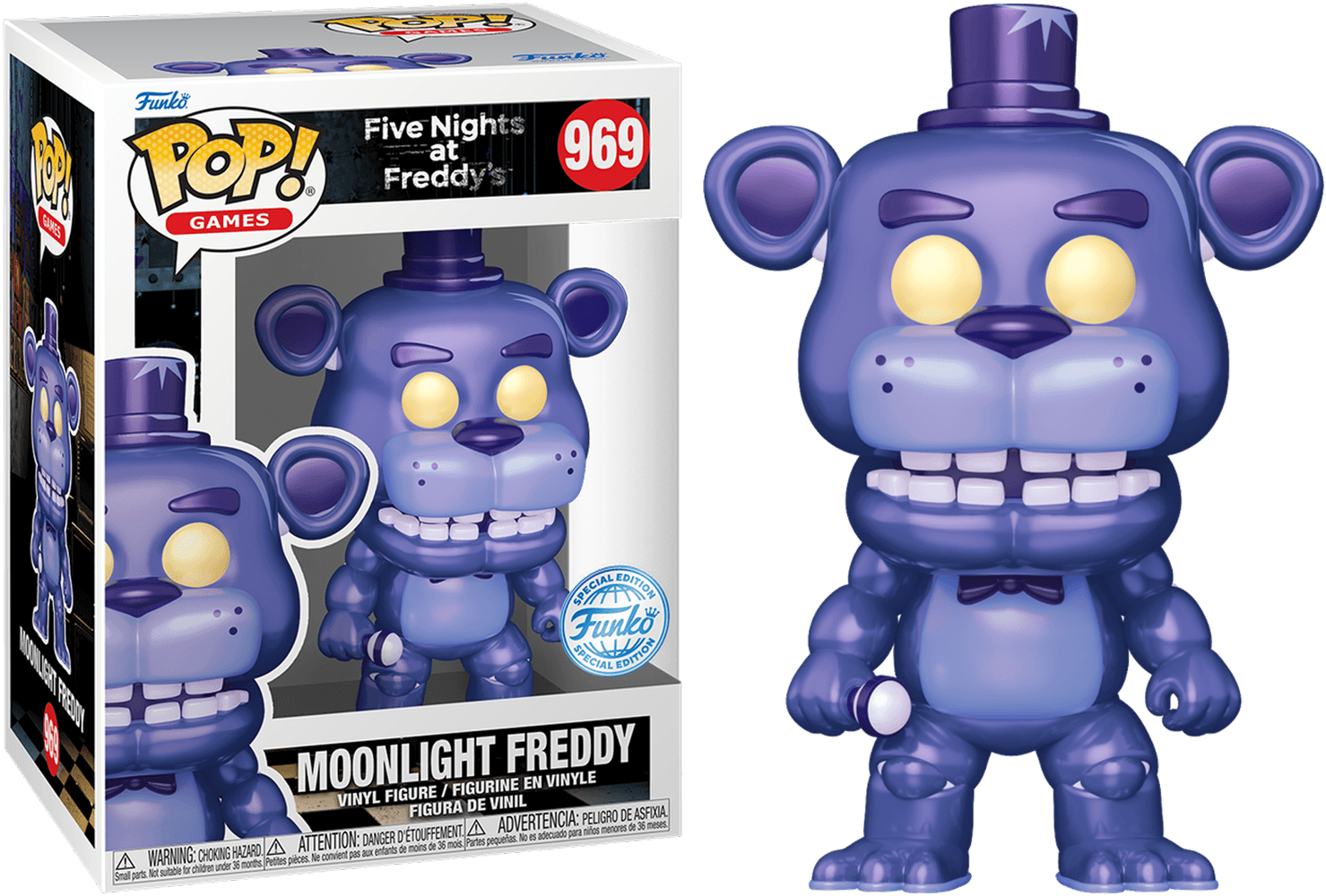 Five Nights at Freddy's - Moonlight Freddy US Exclusive Pop! Vinyl [RS]