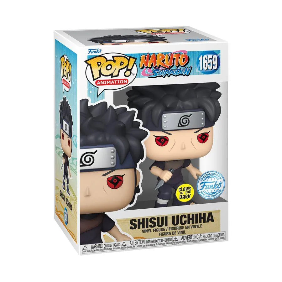 FUN82124 Naruto - Shisui Uchiha with Kunai US Exclusive Glow in the Dark Pop! Vinyl [RS] - Funko - Titan Pop Culture