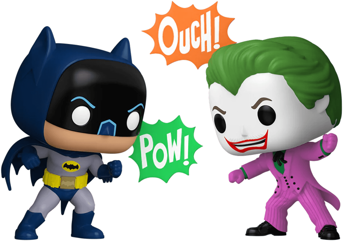 FUN82125 Batman: 85th Anniversary - Batman & Joker (1966) US Exclusive Pop! Vinyl 2-Pack [RS] - Funko - Titan Pop Culture