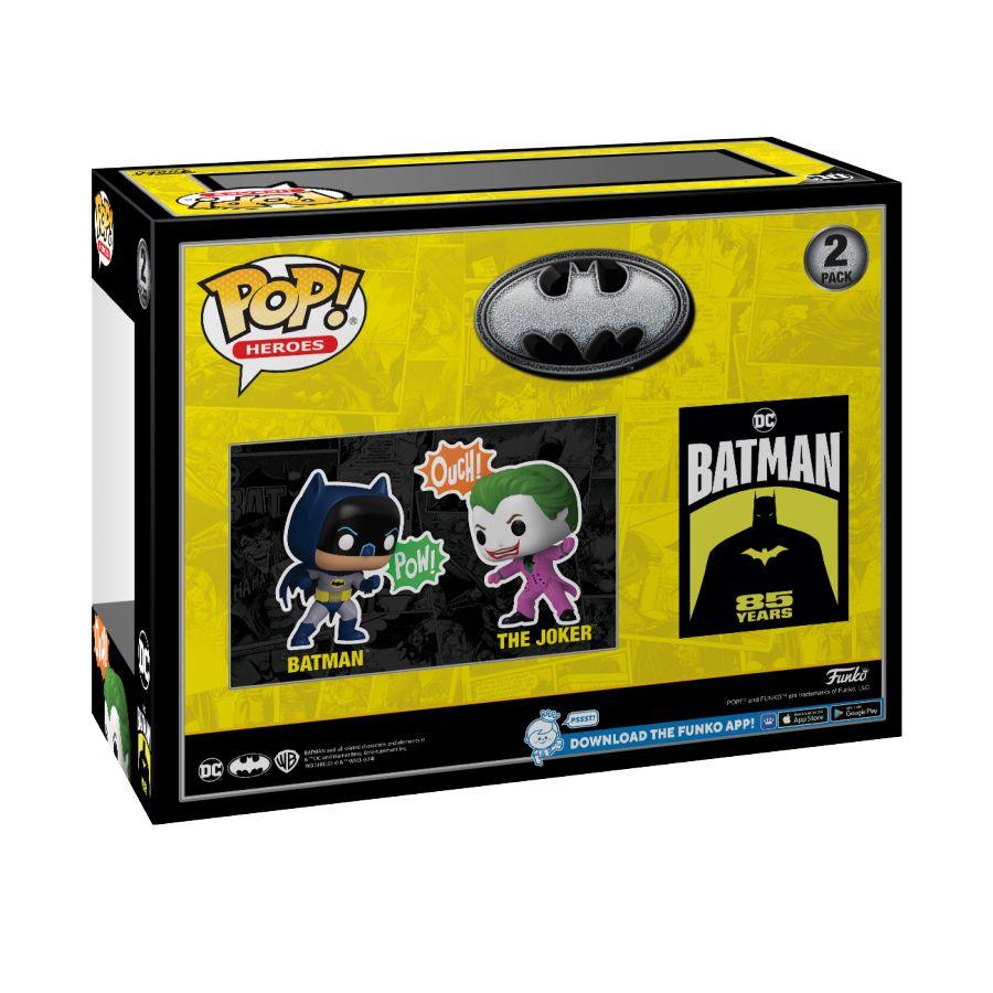 FUN82125 Batman: 85th Anniversary - Batman & Joker (1966) US Exclusive Pop! Vinyl 2-Pack [RS] - Funko - Titan Pop Culture