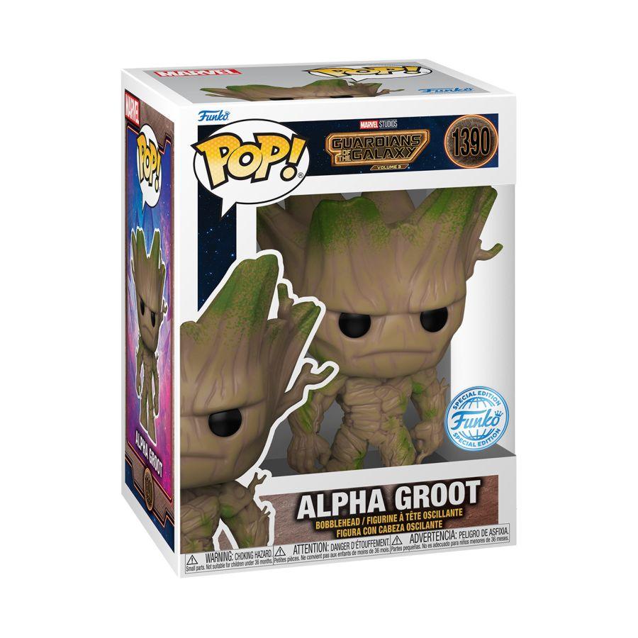 FUN82141 Guardians of the Galaxy: Vol. 3 - Alpha Groot US Exclusive Pop! Vinyl [RS] - Funko - Titan Pop Culture