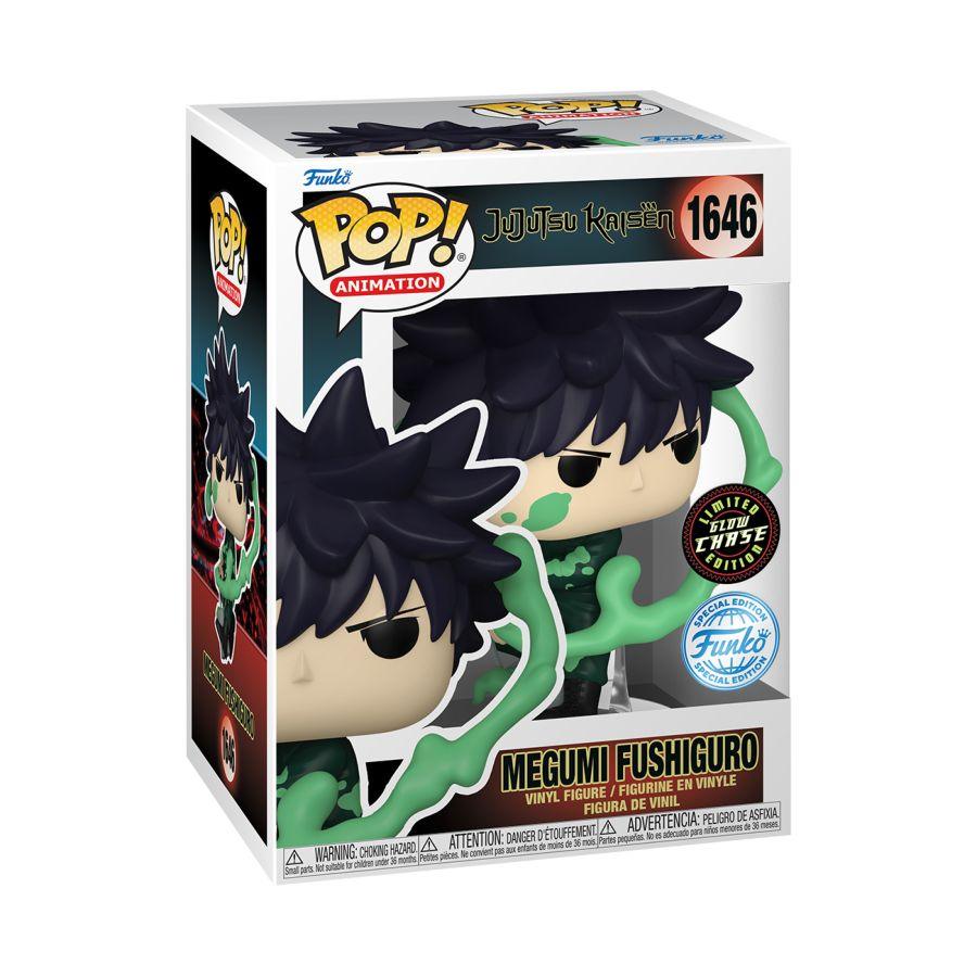 FUN82142BUNDLE Jujutsu Kaisen - Megumi Fushiguro (Painting) US Exclusive Pop! Vinyl - Chase Bundle / Case [RS] - Funko - Titan Pop Culture