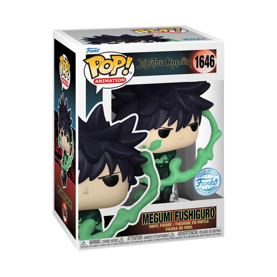 FUN82142BUNDLE Jujutsu Kaisen - Megumi Fushiguro (Painting) US Exclusive Pop! Vinyl - Chase Bundle / Case [RS] - Funko - Titan Pop Culture