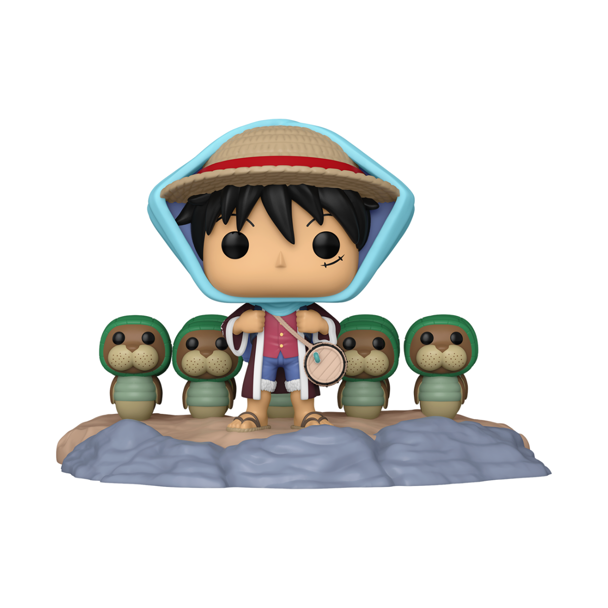 FUN82169 One Piece - Luffy Train Kung Fu Dugong Pop! Vinyl Moment [RS] - Funko - Titan Pop Culture