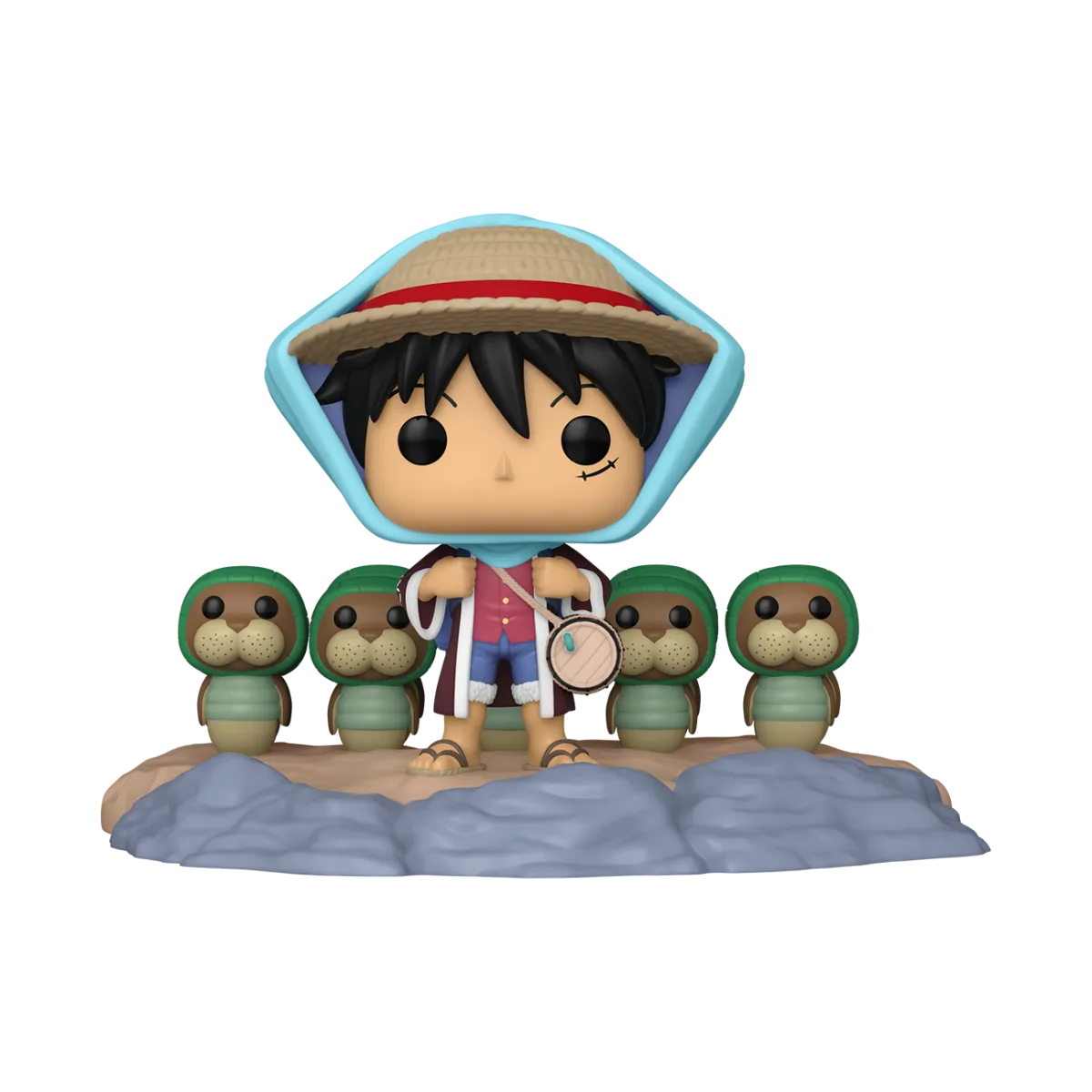 FUN82169 One Piece - Luffy Train Kung Fu Dugong Pop! Vinyl Moment [RS] - Funko - Titan Pop Culture