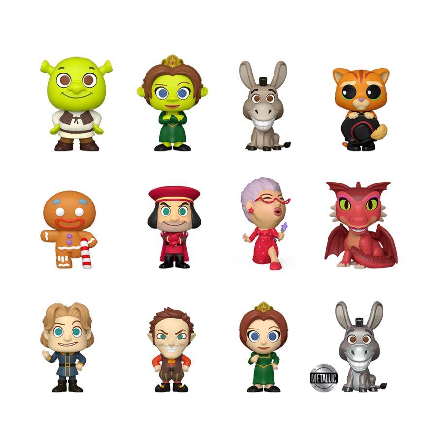 FUN82181 Shrek - Dream Works 30th Anniversary US Exclusive Mini Vinyl Figures (Display of 12) [RS] - Funko - Titan Pop Culture