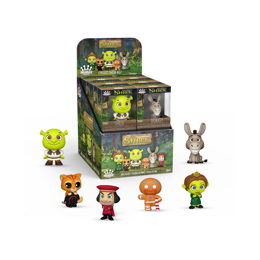 FUN82181 Shrek - Dream Works 30th Anniversary US Exclusive Mini Vinyl Figures (Display of 12) [RS] - Funko - Titan Pop Culture