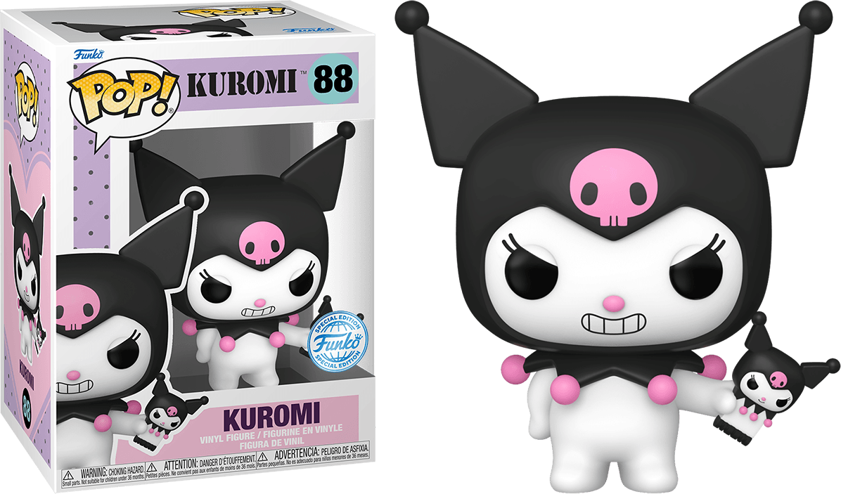 FUN82182 Hello Kitty - Kuromi (with Phone) US Exclusive (with chase) Pop! Vinyl [RS] - Funko - Titan Pop Culture