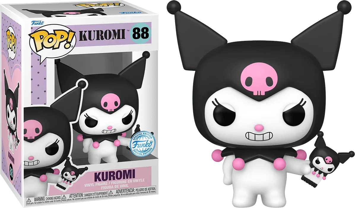 FUN82182 Hello Kitty - Kuromi (with Phone) US Exclusive (with chase) Pop! Vinyl [RS] - Funko - Titan Pop Culture